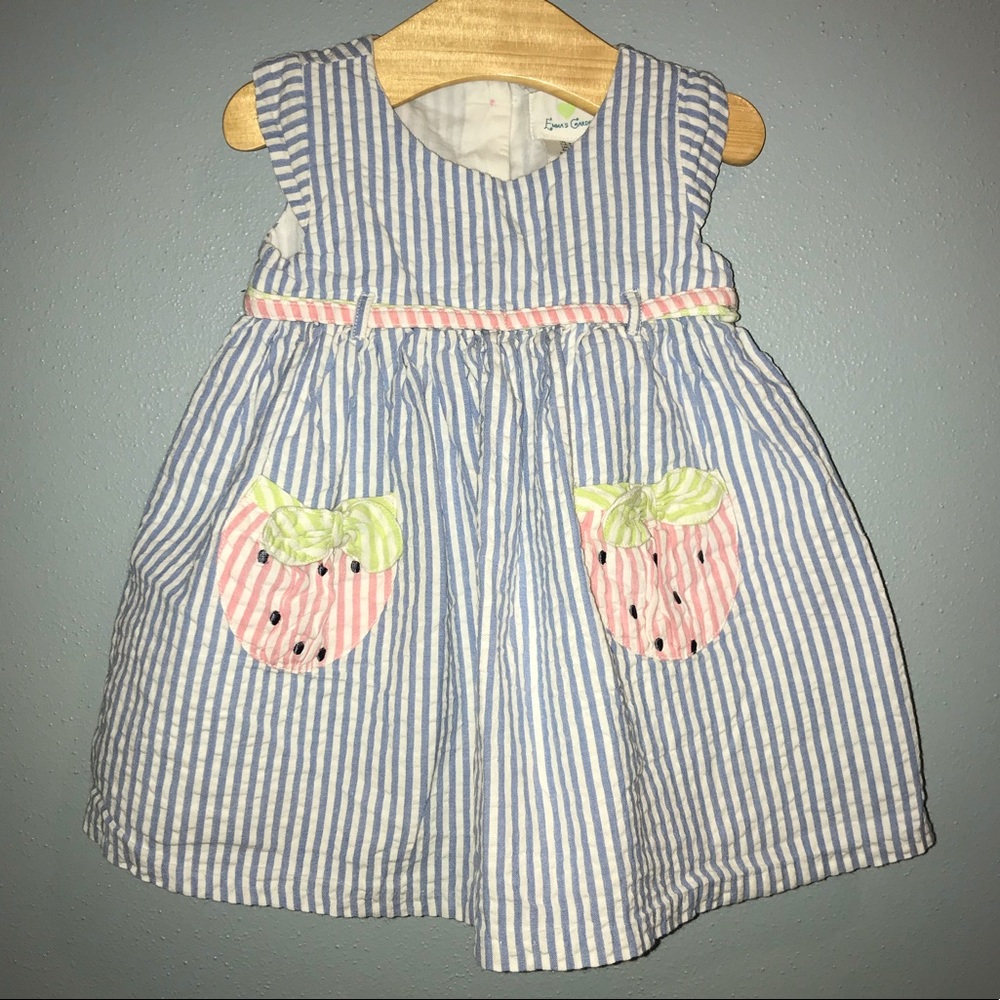 EMMA’S GARDEN Seersucker Dress Size 9-12 months
